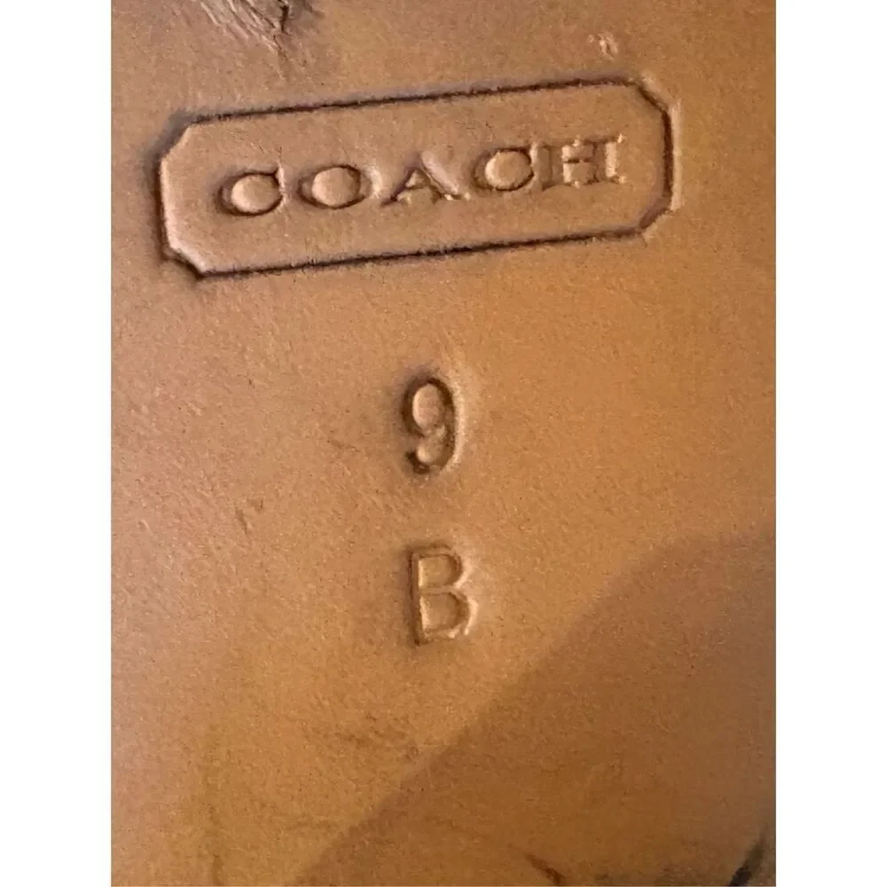 Coach Priscilla Ankle Boot Bootie Tan Suede Size 9 Tassel